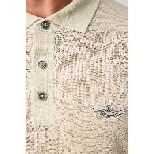 Aeronautica Militare тениска с яка мъжка от лен (MA1625UL00935) - answear - 273,62 лв