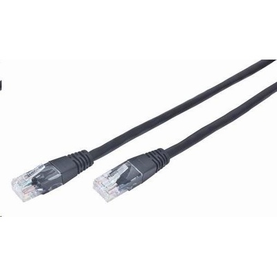 Gembird PP12-2M/BK patch, CAT5e, UTP, 2m, čierny