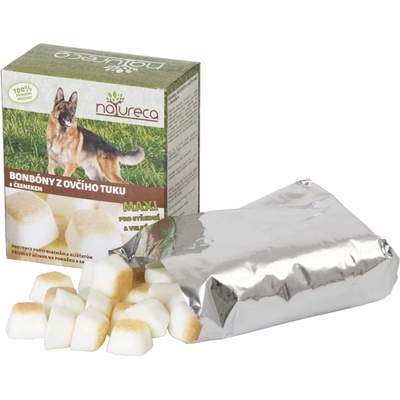 NATURECA Cukríky z jahňacieho tuku s cesnakom Maxi 250 g