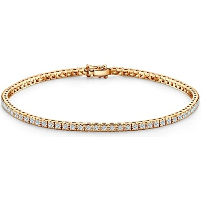 SAVICKI Tenisový náramok žlté zlato s laboratórnými diamantmi 0.45 ct 1,9 mm 17 cm - SAV-B-TENIS-17CM-19SZ-10K-585-BDLAB-Z