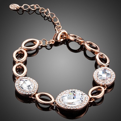 Francesca Petrucci Swarovski Elements Adesso bílá/čirá NR0134