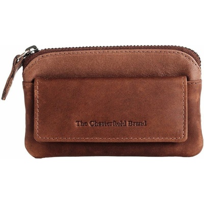 Kľúčenka The Chesterfield Brand Kožená pouzdro na klíče C08.0186 Oliver hnědá