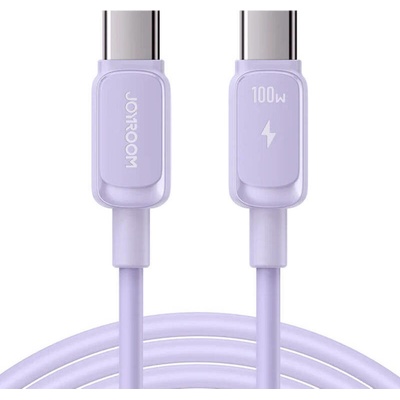 Joyroom S-CC100A14 100W USB C na USB C, 100W, 1,2m, fialový