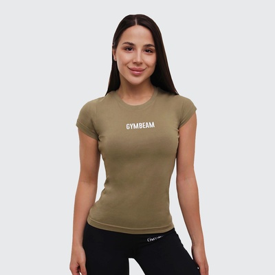 GymBeam Дамска тениска FIT Olive L