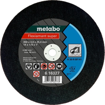Metabo Kotouč na kov 350 x 3,0 x 25,4 mm 616327000