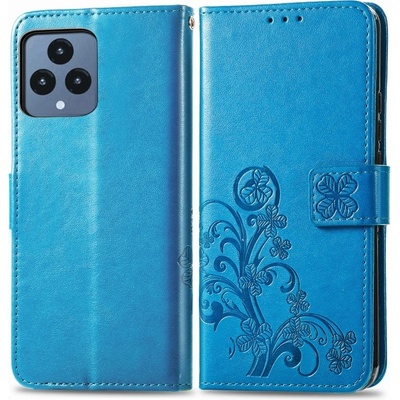 VSECHNONAMOBIL ART FLOWERS Peněženkový kryt T Phone / T Phone 2023 modrý 52425