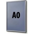 Jansen Display Klaprám A0 ostrý roh profil 25 mm