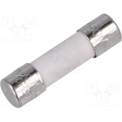 CONQUER ELECTRONIC UBM 5A 250V Pojistka: tavná; 5x20mm; keramická,kulatý; 5A; 250VAC; rychlá