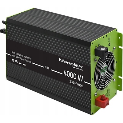 Qoltec 51914 Solární měnič napětí Qoltec Monolith 3v1 s funkcí AC nabíjení | MPPT | UPS | ATS | 2000W | 4000W | 12V až 230V | Čistý sinus | Zboží Auto Qoltec 51914 Solární měnič napětí Qoltec Monolith 3v1 s funkcí AC nabíjení | MPPT | UPS | ATS | 2000W | 4000W | 12V až 230V | Čistý sinus | Zboží Auto