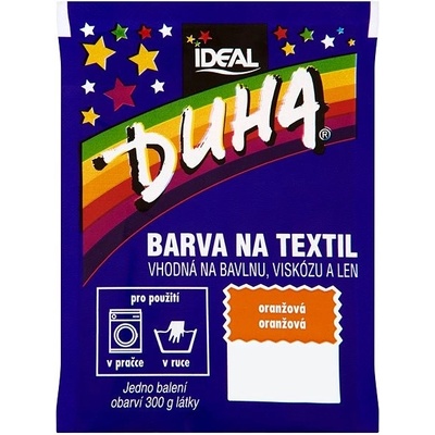 Duha farba na textil číslo 12 oranžová 15 g