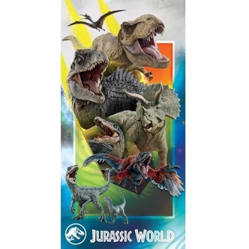 Halantex Джурасик Свят: Динозаври - кърпа, 70 x 140 см (JW-9123T)