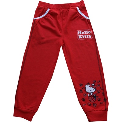 Helllo Kitty tepláky bavlněné červené