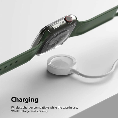 Ringke Комплект от два броя качествен твърд кейс за Apple Watch 7 41мм (прозрачен) - Ringke 2x Slim Watch Case (2 броя) (RGK1519CL)