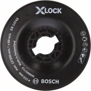 Bosch x-lock Опорен диск, едър 115 мм, 13 300 об/мин 2608601713 (2608601713)