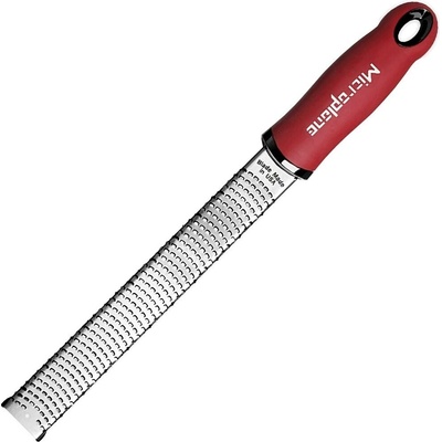 Struhadlo Microplane PREMIUM ZESTER jemné s rukojetí červená