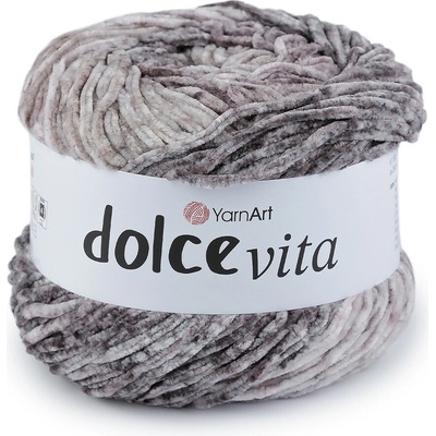 Pletací žinylková příze Dolce Vita 150 g Varianta: 4 (3401) šedá světlá, Balení: 1 ks 60339/155695/278729