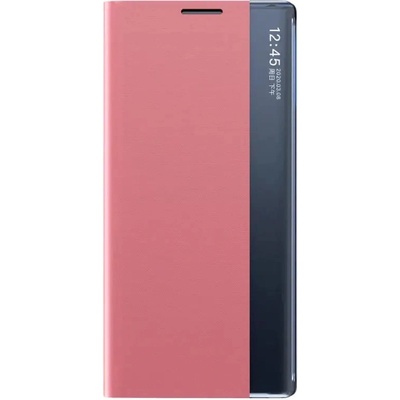HQWear Нов калъф Sleep Case с флип и стойка за Samsung Galaxy S25 Edge - розов (5907769377143)