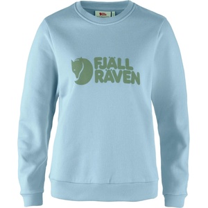 Fjällräven Дамски пуловер Fjällräven Women's Fjällräven Logo Sweater Jumper - Breeze Blue / Patina Green - размер XS (117-1651-0911)
