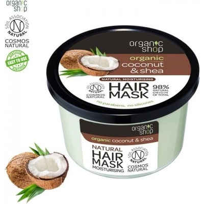 Organic Shop Prírodná maska na objem vlasov Živé maliny 250 ml
