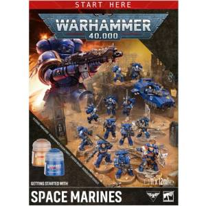 Games Workshop Warhammer 40, 000 Getting Started with Space Marines (60-52)
