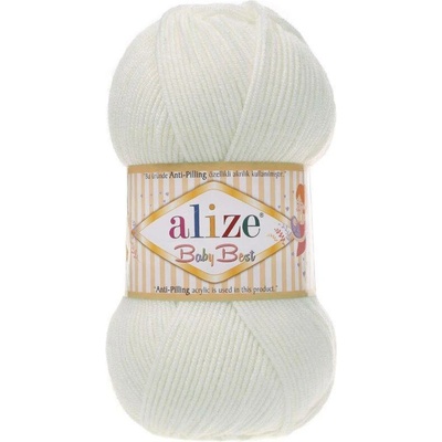 Alize příze Baby Best 450 smetanová