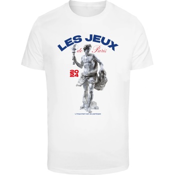 Mister Tee Тениска Les Jeux De Paris Tee white XXLUB-MT3356-00220 - Тъмносив, размер S