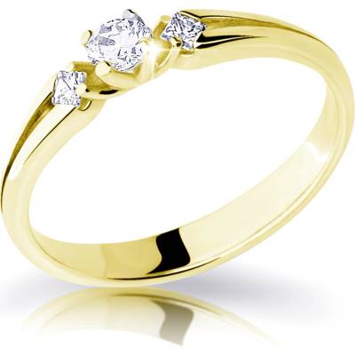 Cutie Jewellery diamonds dámský prsten Z6866 2105 ze zlata s diamanty Žlutá