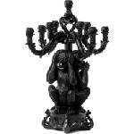 Seletti Свещник Burlesque 3 Monkeys голям черен (14874NER)