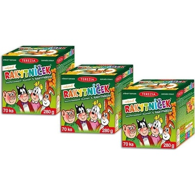 Terezia Company RAKYTNÍČEK želatinky ORIGINÁL 3 x 70 ks