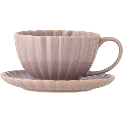 Bloomingville Светлорозова глинена чаша за капучино 220 ml Latina - Bloomingville (82061906)