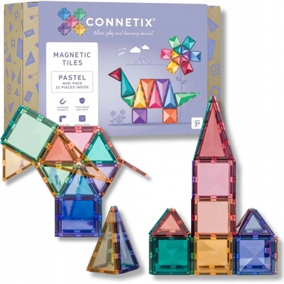 Connetix Pastel Mini 32 ks