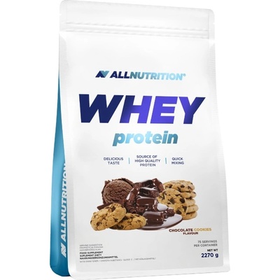 ALLNUTRITION Whey Protein [2270 грама /ПЛИК/] Шоколад с бисквити