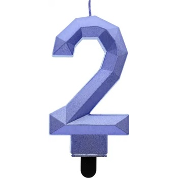 Image 1 of Godan Диамантена метална свещ - синя 2