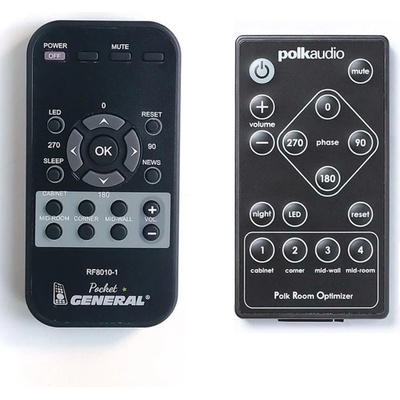 GENERAL Polk audio rf8010-1 - дистанционно управление дубликат (rf8010-1)