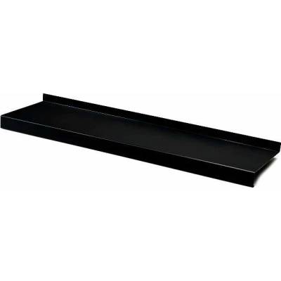 Parapet venkovní r.š.300mm - pozink Lakovaný RAL 9005 černá s folií dl.2m