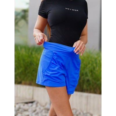 Neywer Dámské funkční elastické sportovní šortky EG233 modré