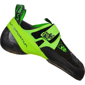 La Sportiva Мъжки обувки с велкро La Sportiva Skwama Vegan Climbing shoes - Black / Flash Green - размер 36, 5 (EU) (301-0755-0116)