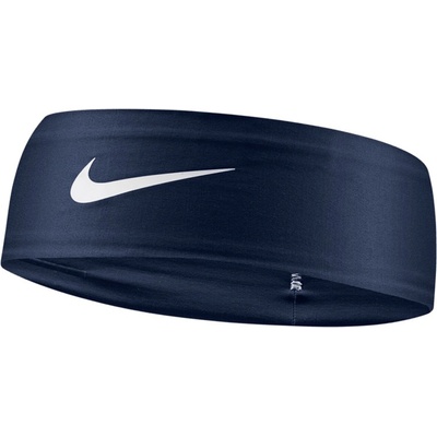 Nike Dri-Fit Fury headband midnight navy/white