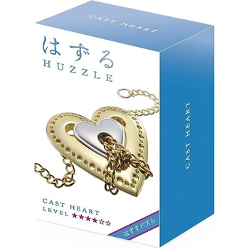 Hanayama Метален логически пъзел Hanayama - Cast Puzzle Heart Huzzle (515052)