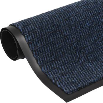 vidaXL Изтривалка, тъфтинг, 60x150 см, синя (326956)