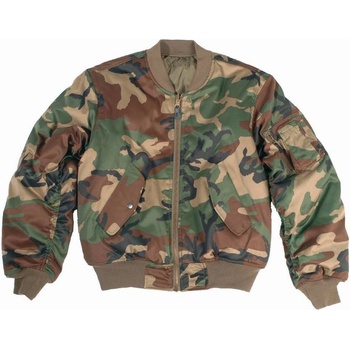 Bunda Mil-tec letecká MA-1 bombera woodland US