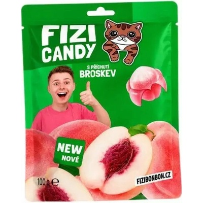 Fizi candy broskev 100 g