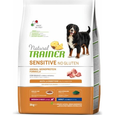Natural Trainer Sensitive Pork Adult Medium & Maxi 3 kg