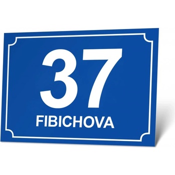 Domovní číslo - ORIENTAČNÍ ORIENTAČNÍ Domovní číslo, 20 x 14 cm, Plast tl. 2 mm, Kód: 26539