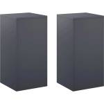 vidaXL Стойка за растения 2 pcs Антрацит 30 x 30 x 60 cm (8012479)