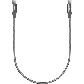 Image 1 of Ttec Data кабел ttec Type-C - Type-C 30cm 65W Fast Charge Cable - Сив