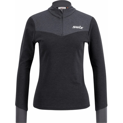 Swix Dynamic Midlayer Half Zip W black/phantom