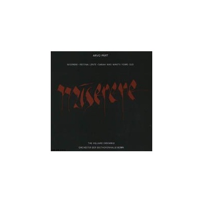 Part Arvo - Miserere CD