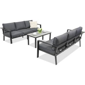 Garden Point Алуминиеви градински мебели Sydney Coffee Comfort 6 Garden Point антрацит (GAP315-COF6)