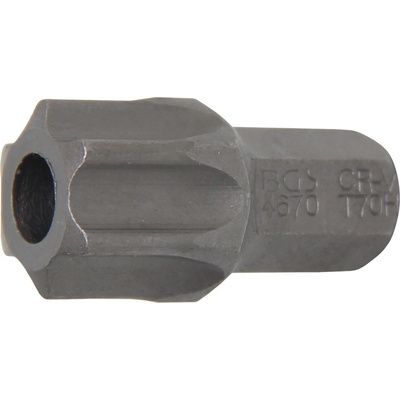 Bit BGS šestihran 10 mm 3/8" T profil pro Torx s otvorem T70
